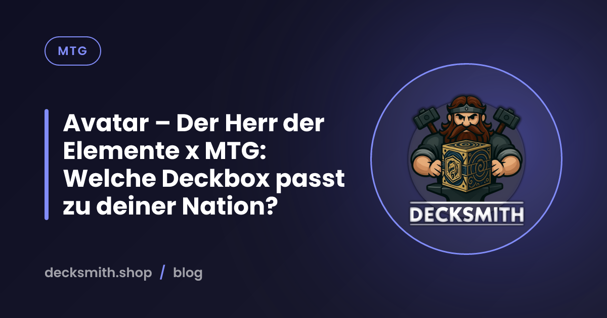 Avatar – Der Herr der Elemente x MTG: Welche Deckbox passt zu deiner Nation?