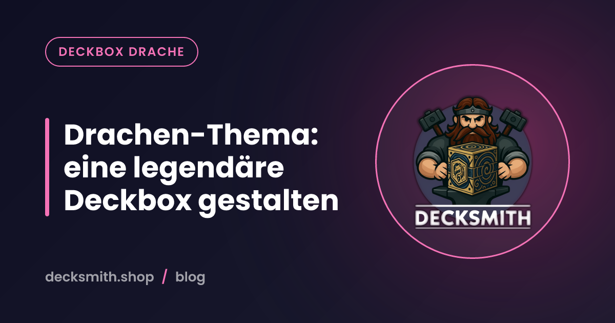 Drachen-Thema: eine legendäre Deckbox gestalten