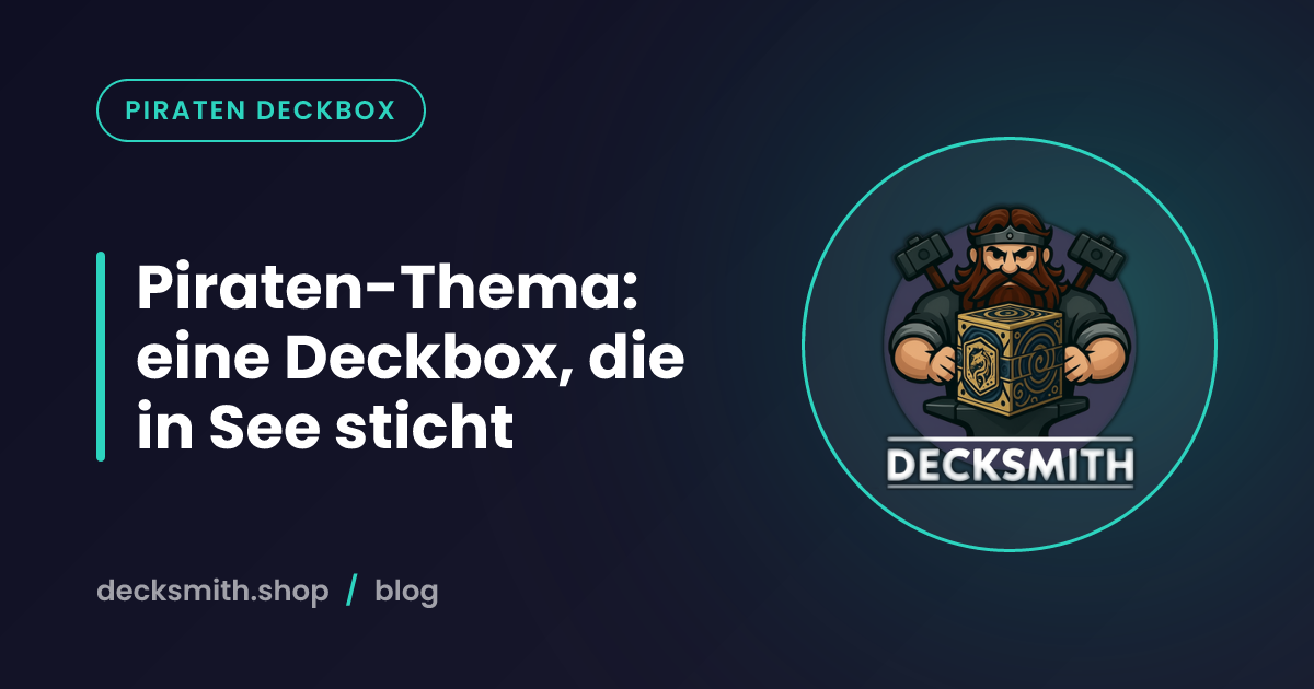 Piraten-Thema: eine Deckbox, die in See sticht