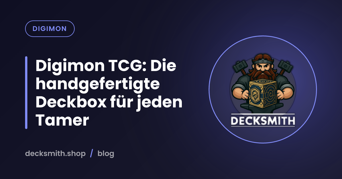 Digimon TCG: Die handgefertigte Deckbox für jeden Tamer