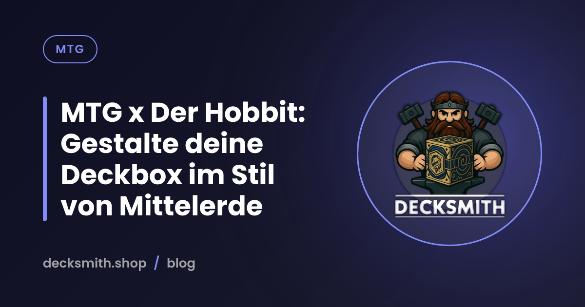 MTG x Der Hobbit: Gestalte deine Deckbox im Stil von Mittelerde