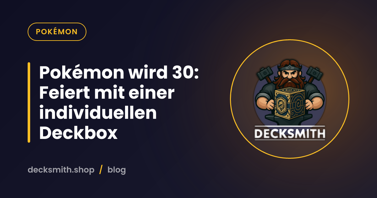 Pokémon wird 30: Feiert mit einer individuellen Deckbox