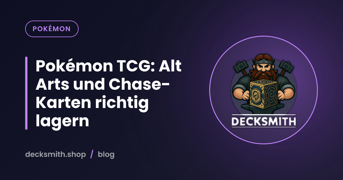 Pokémon TCG: Alt Arts und Chase-Karten richtig lagern