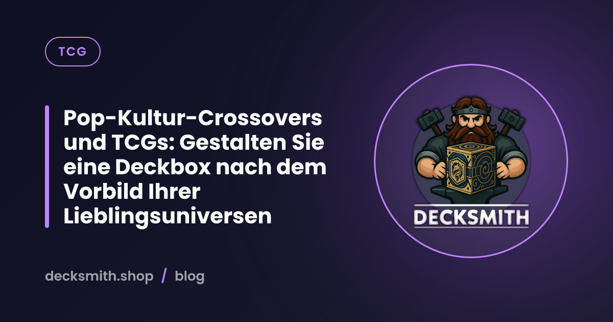 Pop-Kultur-Crossovers und TCGs: Gestalten Sie eine Deckbox nach dem Vorbild Ihrer Lieblingsuniversen