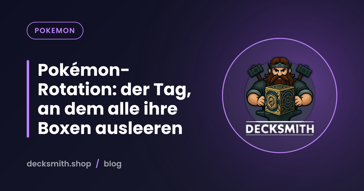 Pokémon-Rotation: der Tag, an dem alle ihre Boxen ausleeren