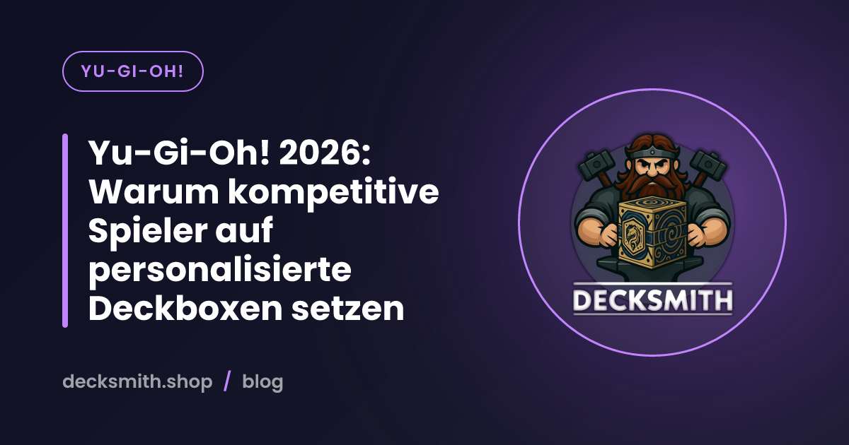 Yu-Gi-Oh! 2026: Warum kompetitive Spieler auf personalisierte Deckboxen setzen