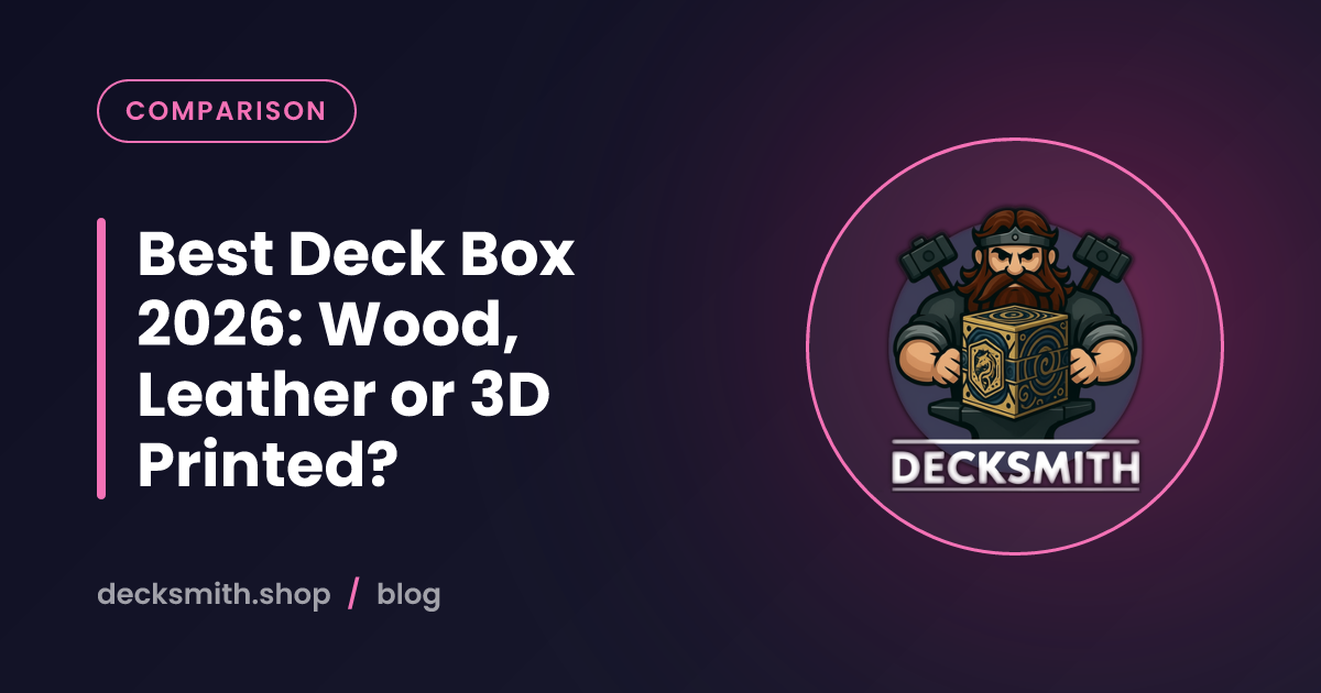 Best Deck Box 2026: Wood, Leather or 3D Printed?