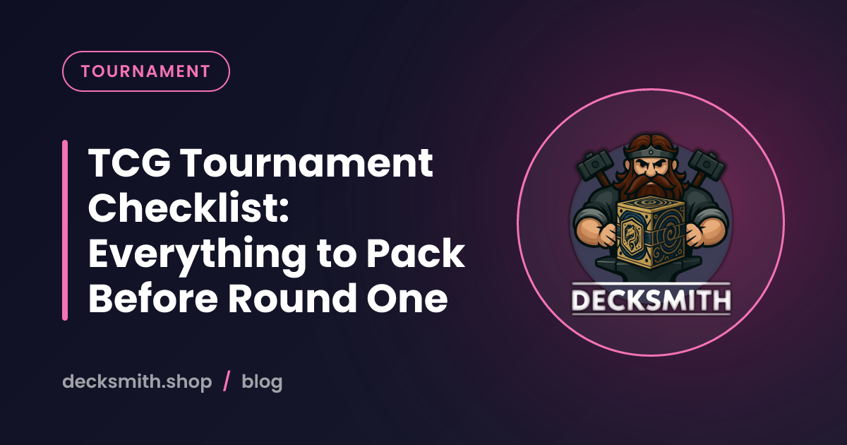 TCG Tournament Checklist: Everything to Pack Before Round One