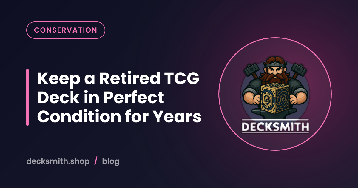 Keep a Retired TCG Deck in Perfect Condition for Years