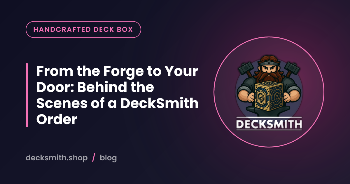 From the Forge to Your Door: Behind the Scenes of a DeckSmith Order
