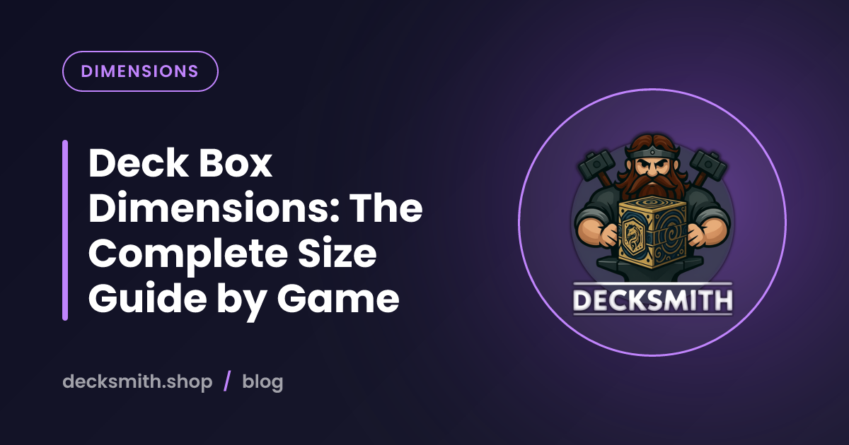 Deck Box Dimensions: The Complete Size Guide by Game