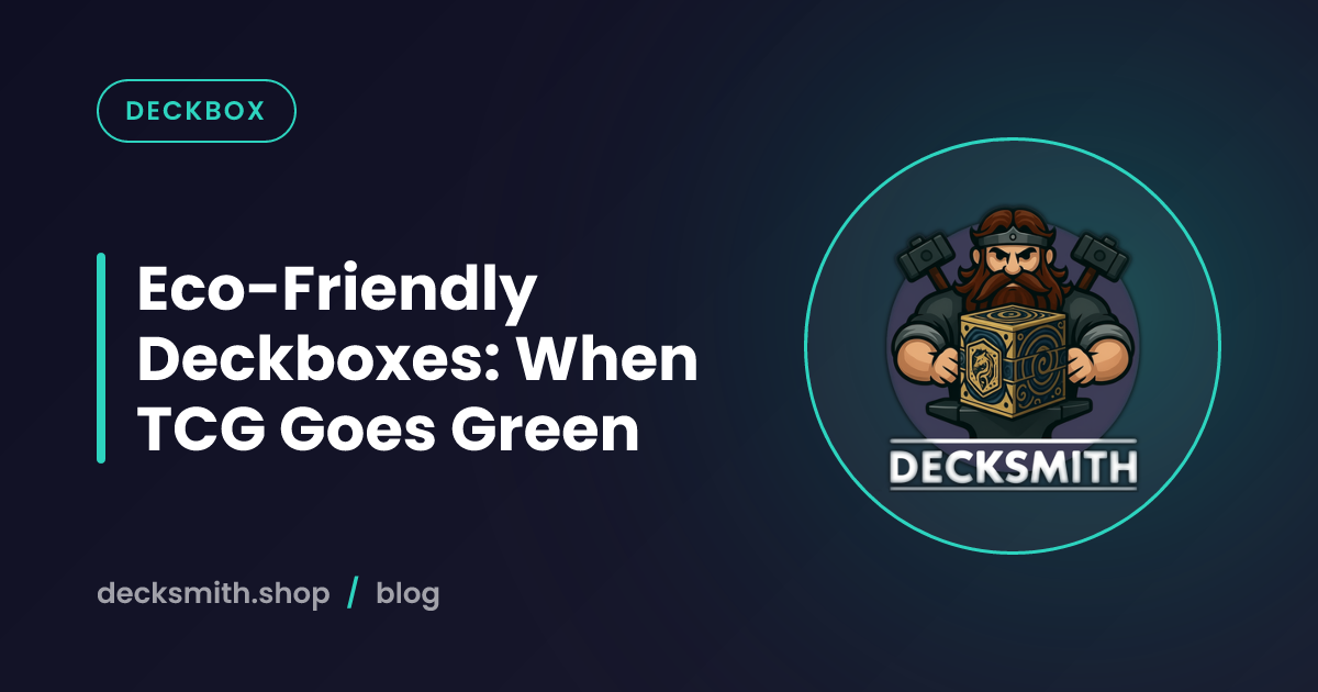 Eco-Friendly Deckboxes: When TCG Goes Green