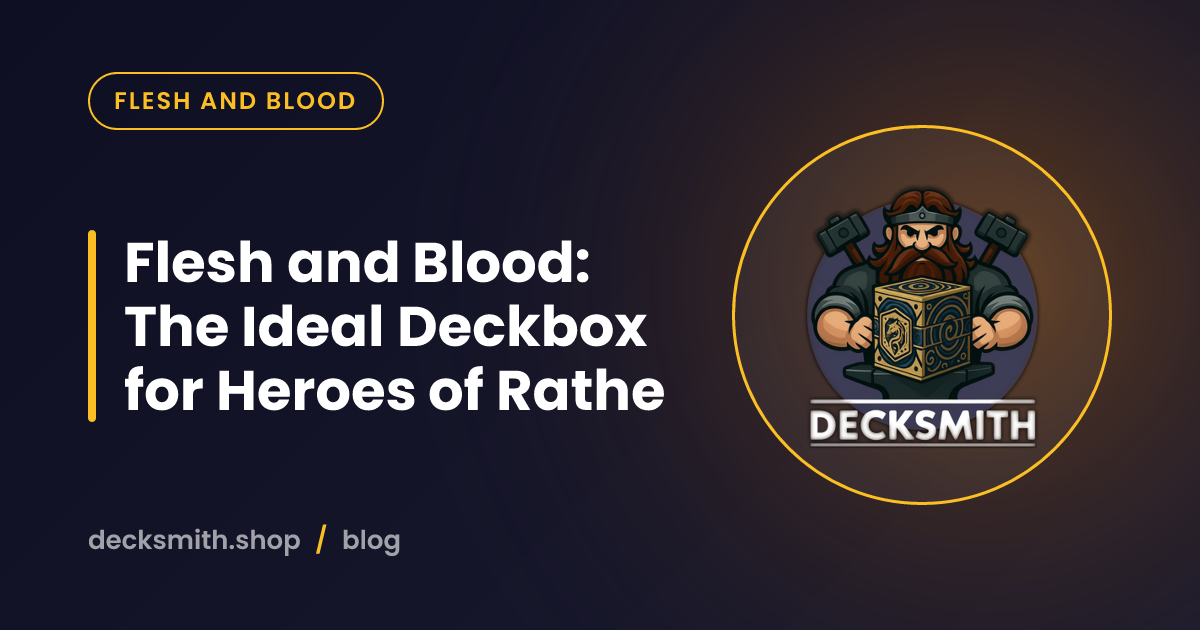 Flesh and Blood: The Ideal Deckbox for Heroes of Rathe