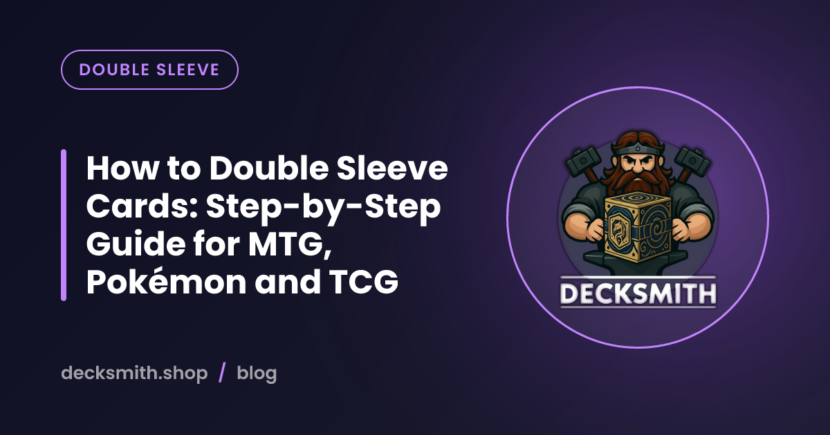 How to Double Sleeve Cards: Step-by-Step Guide for MTG, Pokémon and TCG