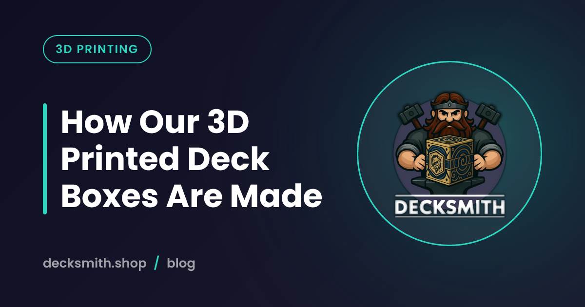How Our 3D Printed Deck Boxes Are Made