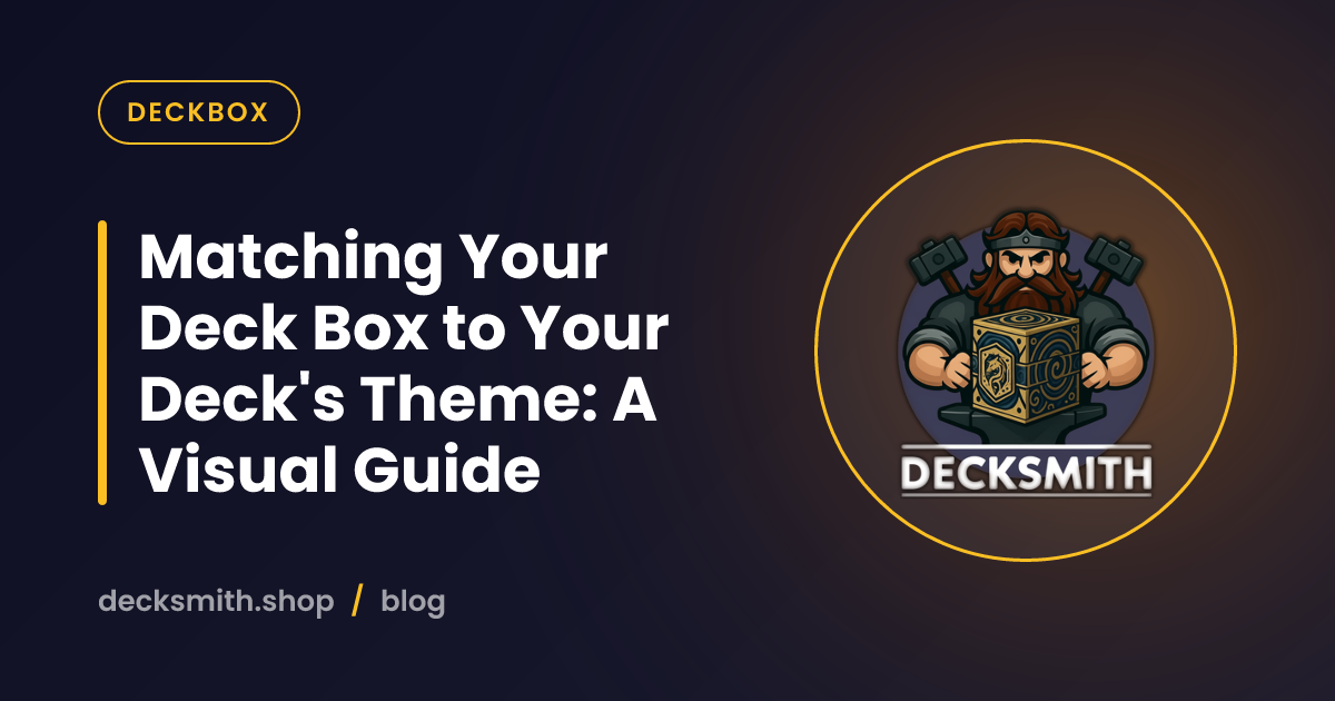 Matching Your Deck Box to Your Deck's Theme: A Visual Guide