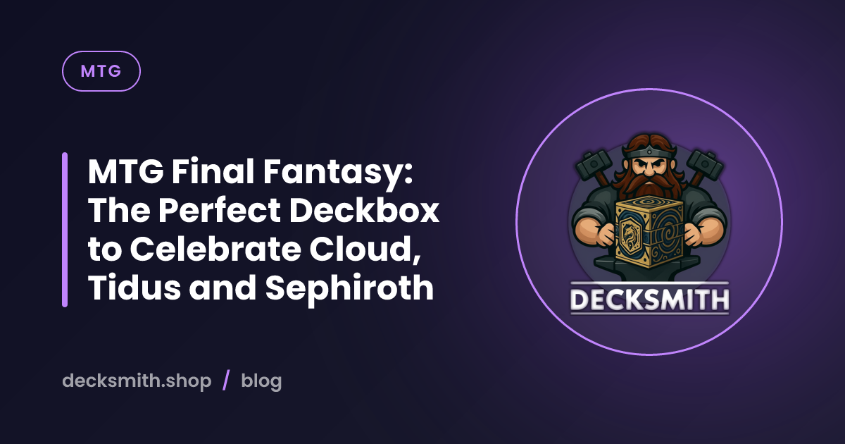 MTG Final Fantasy: The Perfect Deckbox to Celebrate Cloud, Tidus and Sephiroth