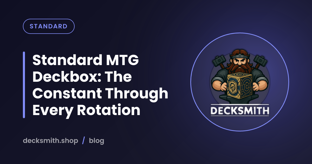 Standard MTG Deckbox: The Constant Through Every Rotation