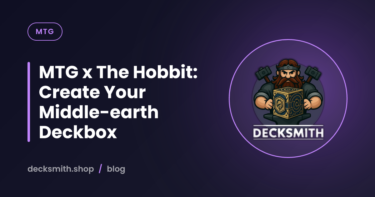 MTG x The Hobbit: Create Your Middle-earth Deckbox