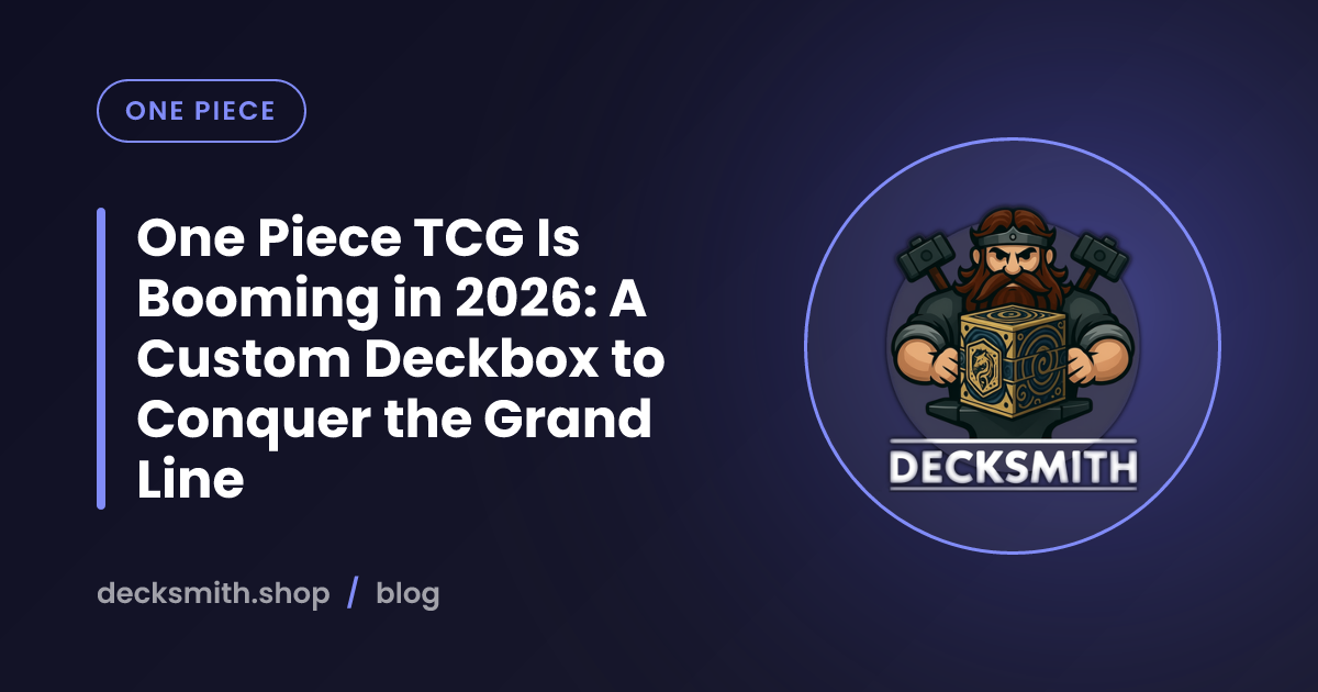 One Piece TCG Is Booming in 2026: A Custom Deckbox to Conquer the Grand Line