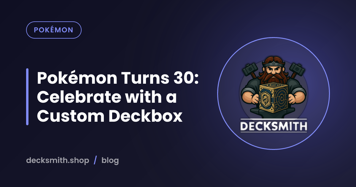 Pokémon Turns 30: Celebrate with a Custom Deckbox