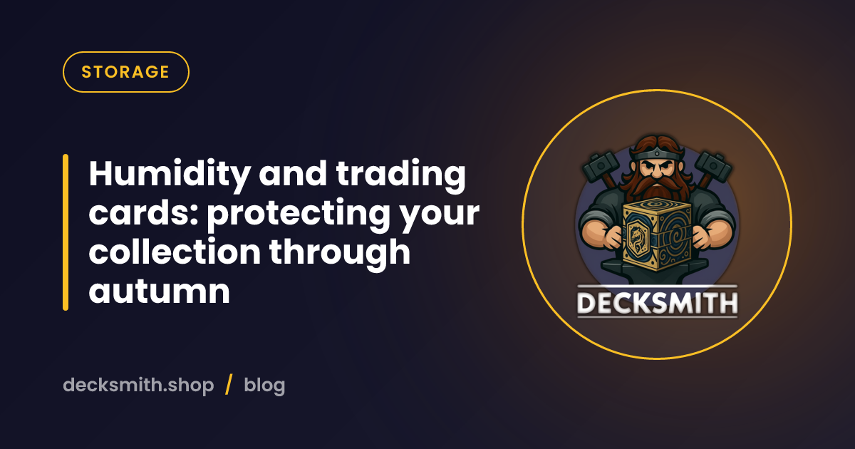 Humidity and trading cards: protecting your collection through autumn