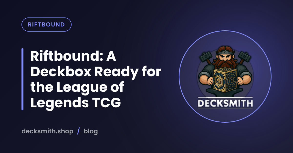 Riftbound: A Deckbox Ready for the League of Legends TCG