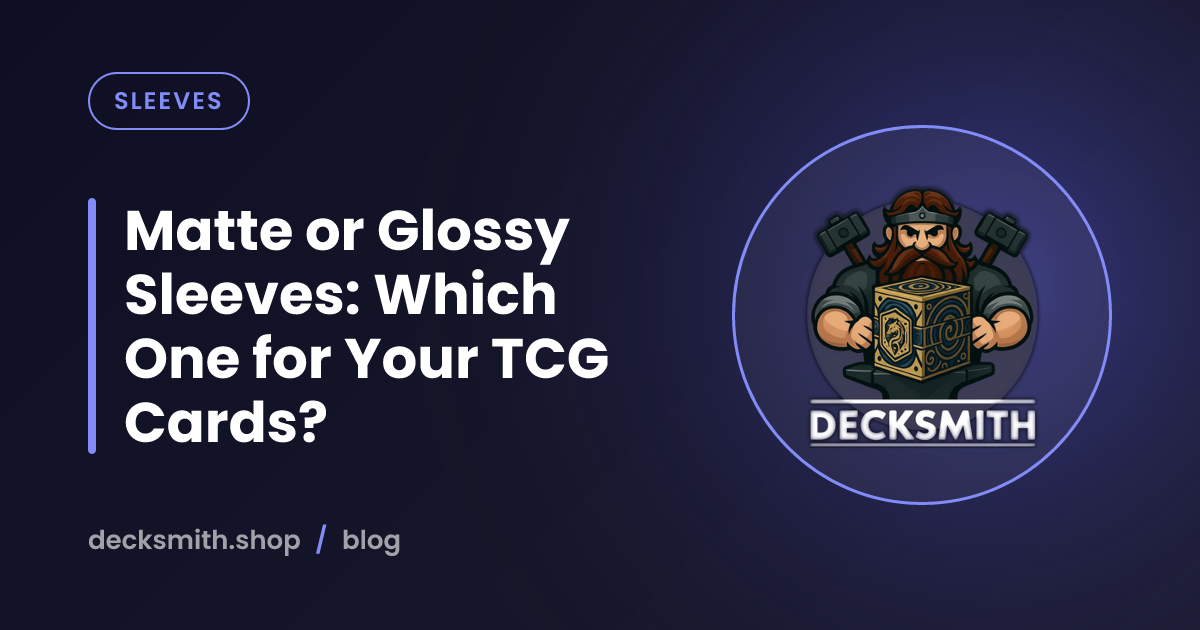 Matte or Glossy Sleeves: Which One for Your TCG Cards?