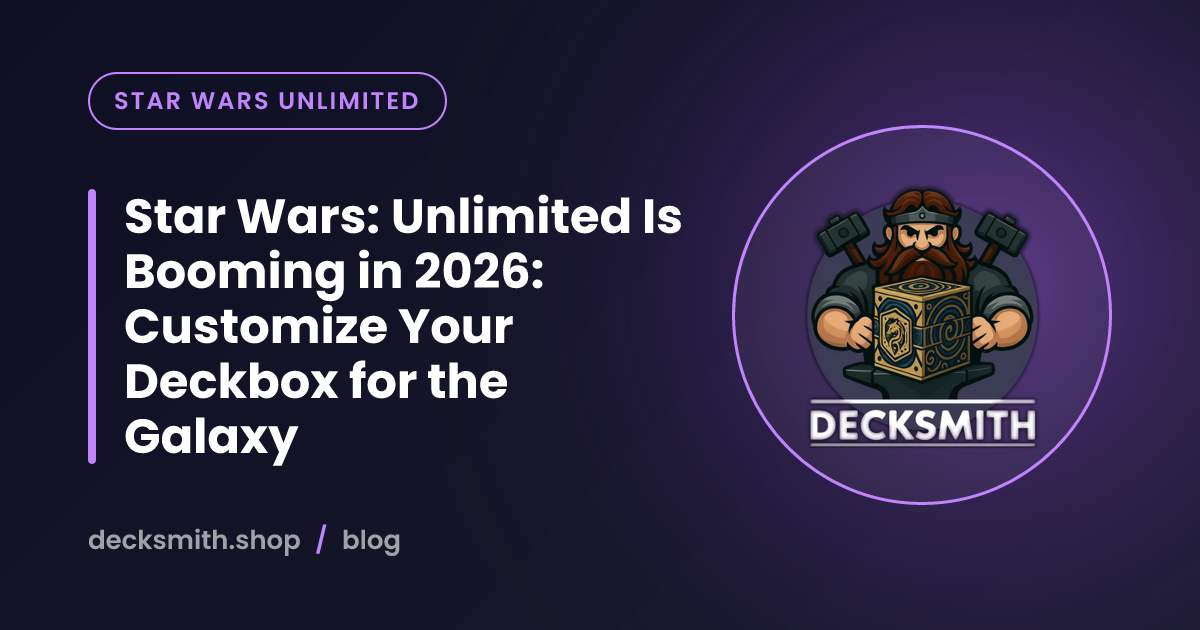 Star Wars: Unlimited Is Booming in 2026: Customize Your Deckbox for the Galaxy