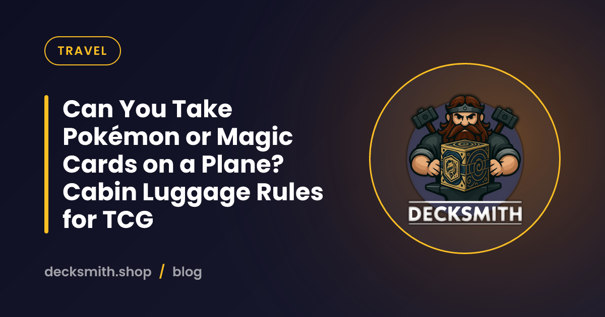 Can You Take Pokémon or Magic Cards on a Plane? Cabin Luggage Rules for TCG