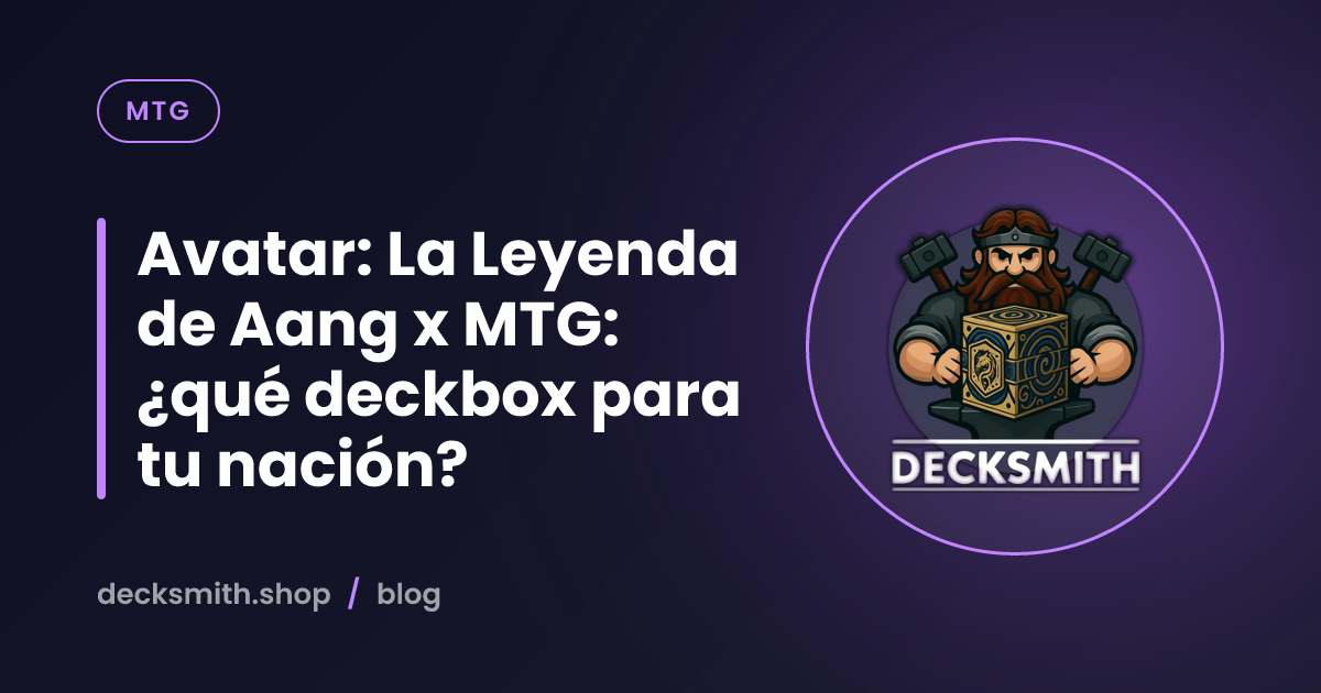 Avatar: La Leyenda de Aang x MTG: ¿qué deckbox para tu nación?