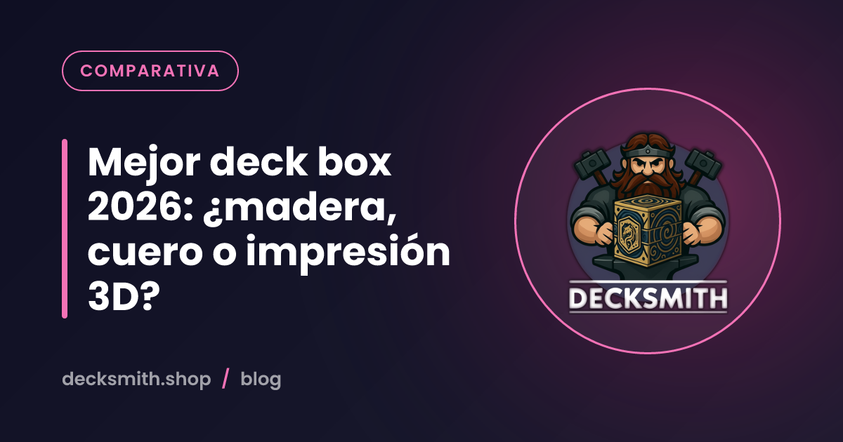 Mejor deck box 2026: ¿madera, cuero o impresión 3D?