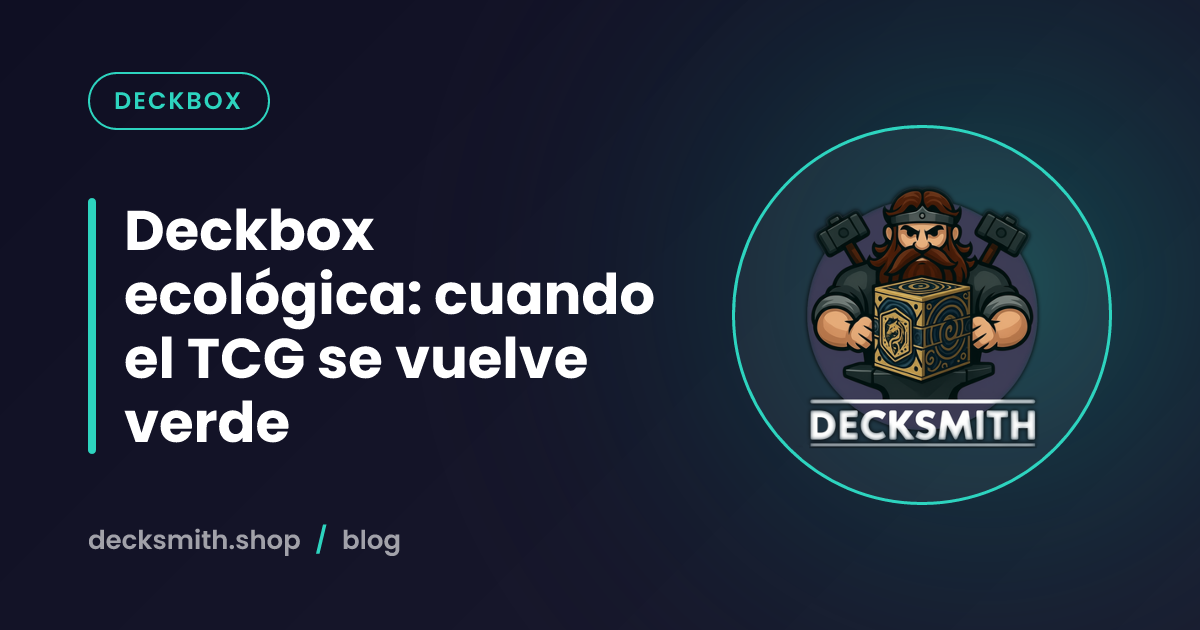Deckbox ecológica: cuando el TCG se vuelve verde