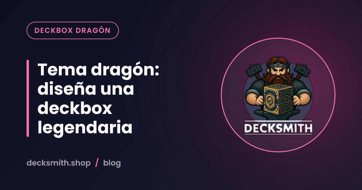 Tema dragón: diseña una deckbox legendaria