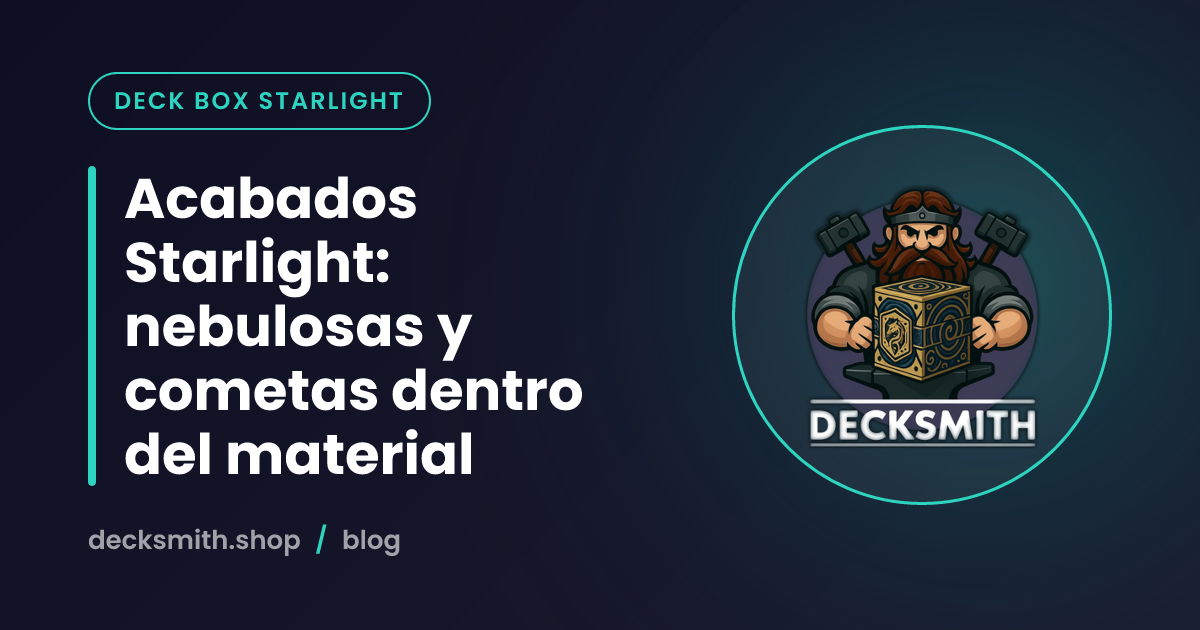 Acabados Starlight: nebulosas y cometas dentro del material