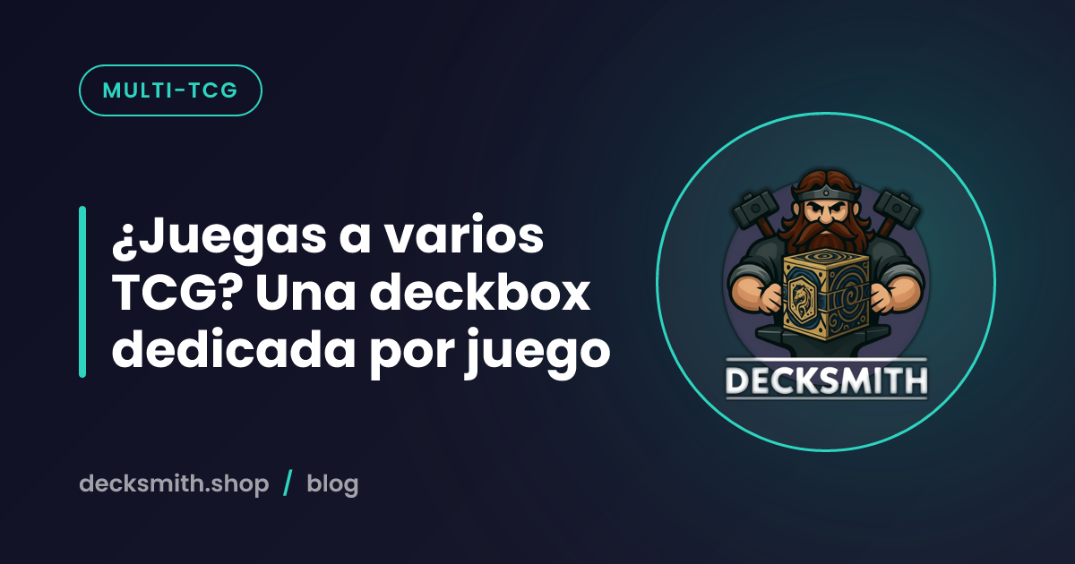 ¿Juegas a varios TCG? Una deckbox dedicada por juego