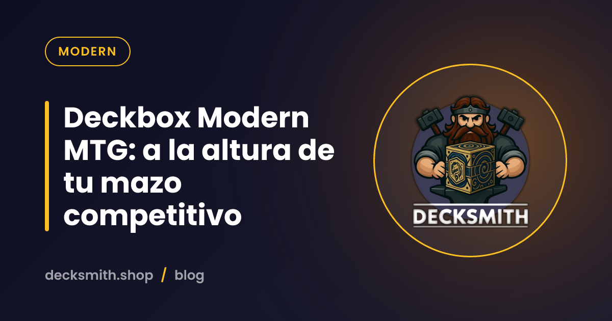 Deckbox Modern MTG: a la altura de tu mazo competitivo