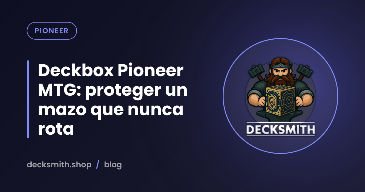 Deckbox Pioneer MTG: proteger un mazo que nunca rota