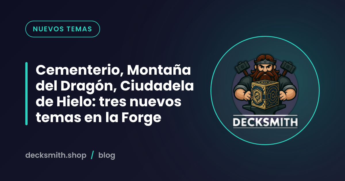 Cementerio, Montaña del Dragón, Ciudadela de Hielo: tres nuevos temas en la Forge