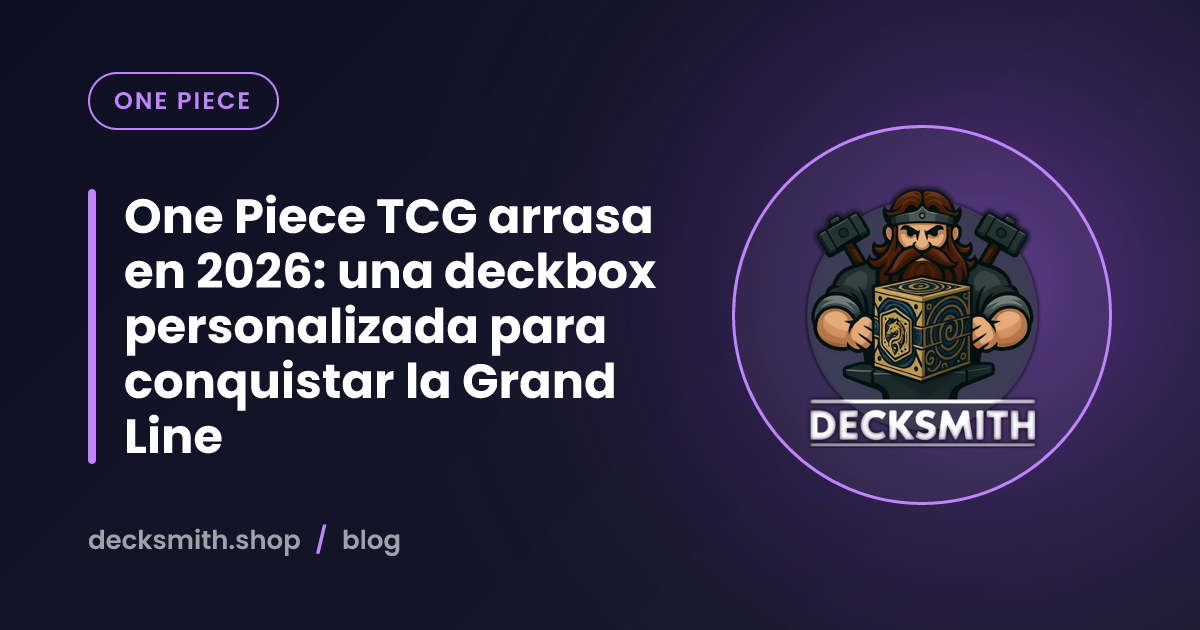 One Piece TCG arrasa en 2026: una deckbox personalizada para conquistar la Grand Line