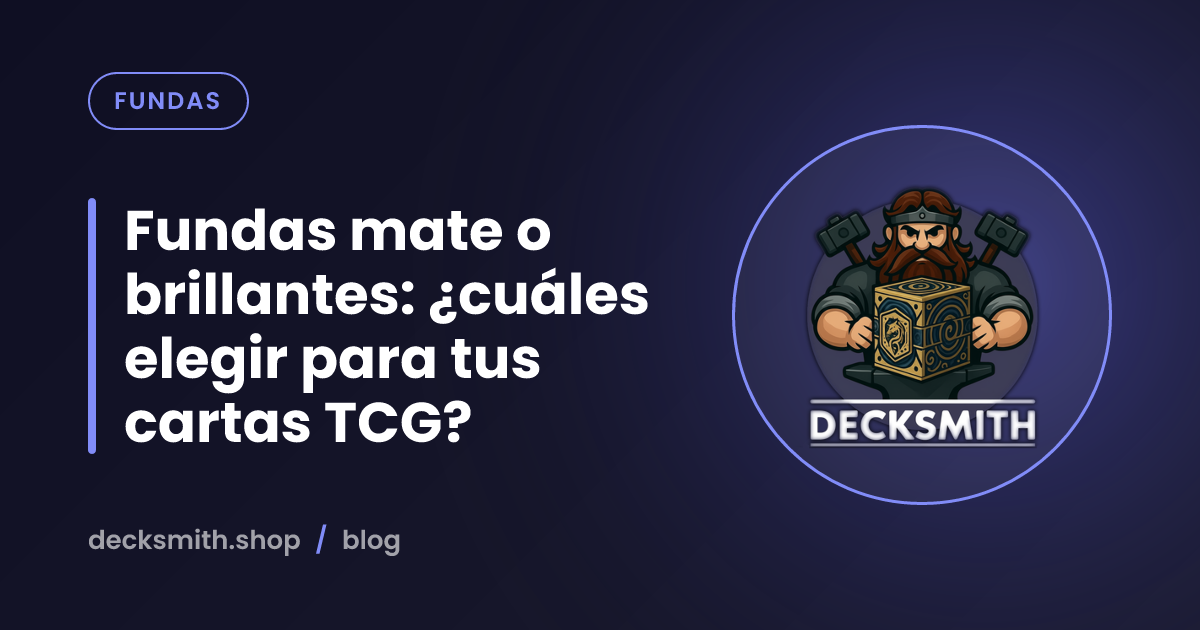 Fundas mate o brillantes: ¿cuáles elegir para tus cartas TCG?