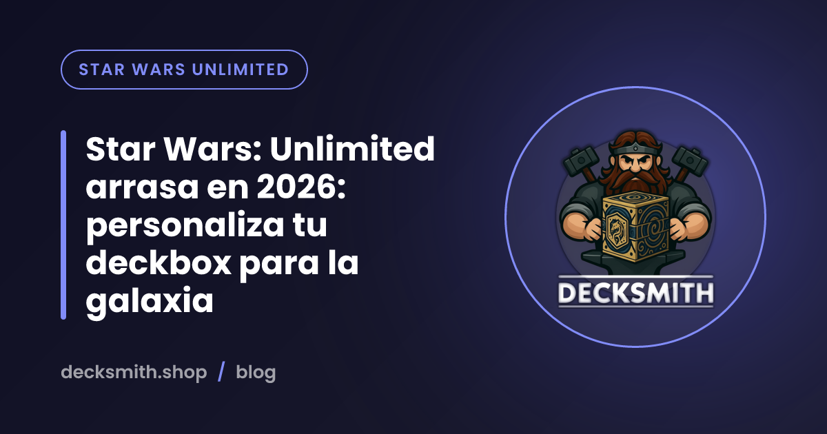 Star Wars: Unlimited arrasa en 2026: personaliza tu deckbox para la galaxia