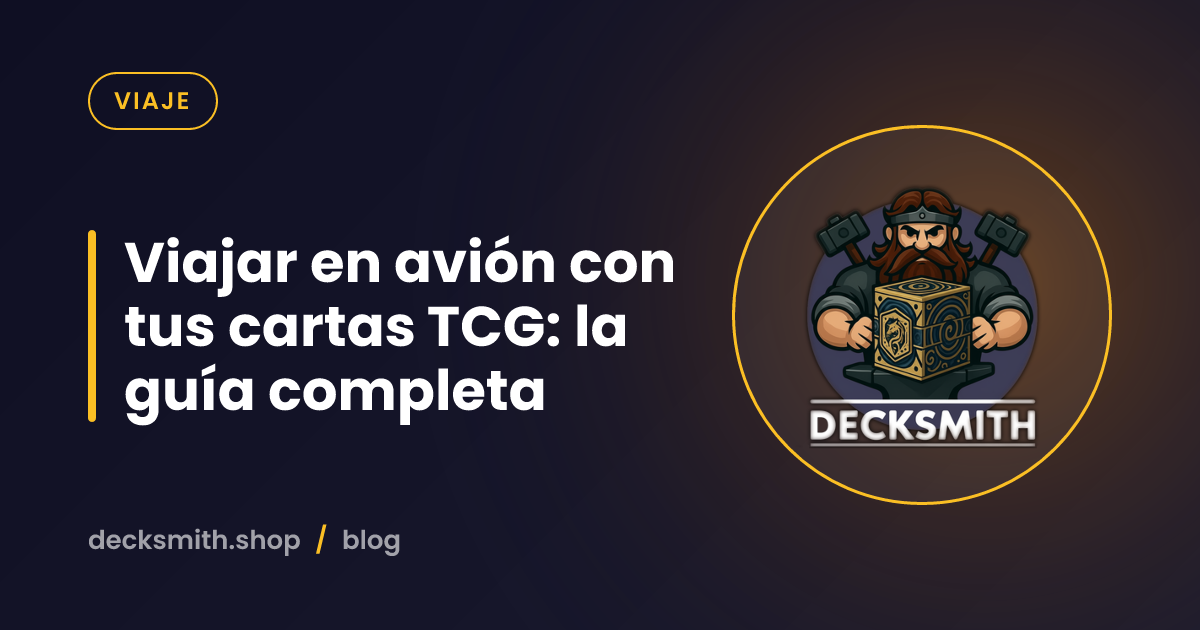 Viajar en avión con tus cartas TCG: la guía completa