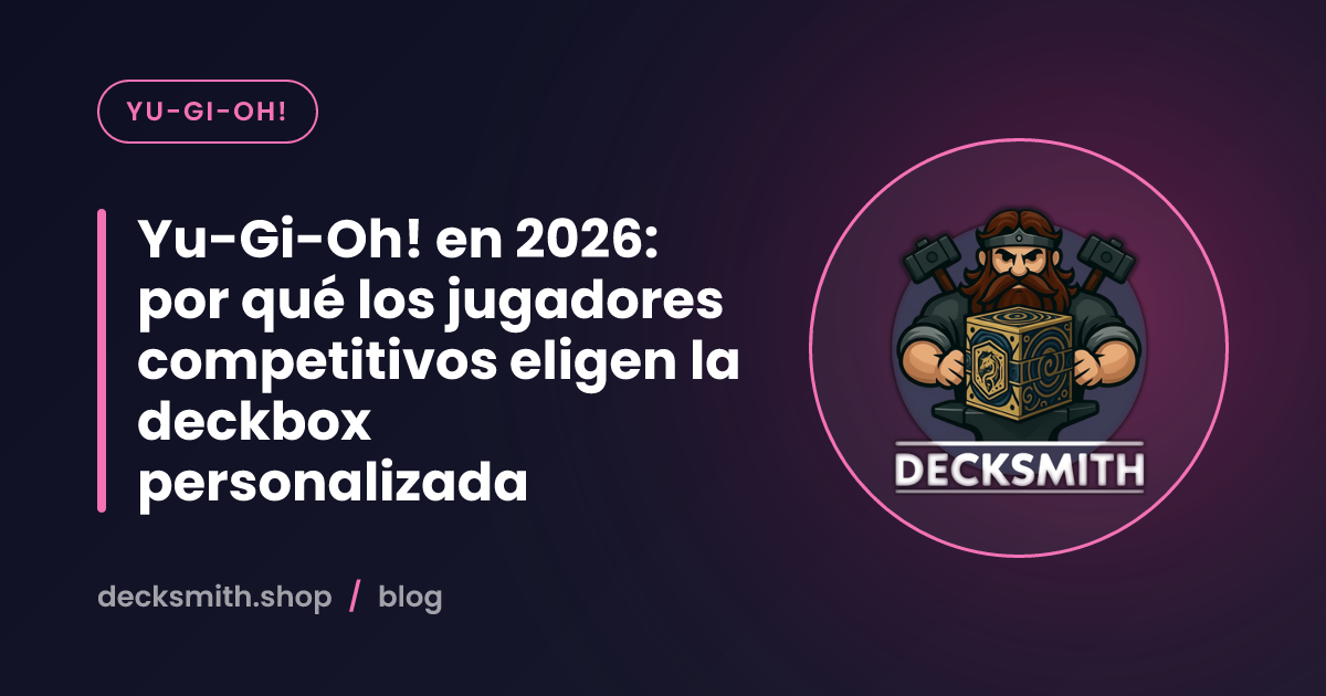 Yu-Gi-Oh! en 2026: por qué los jugadores competitivos eligen la deckbox personalizada