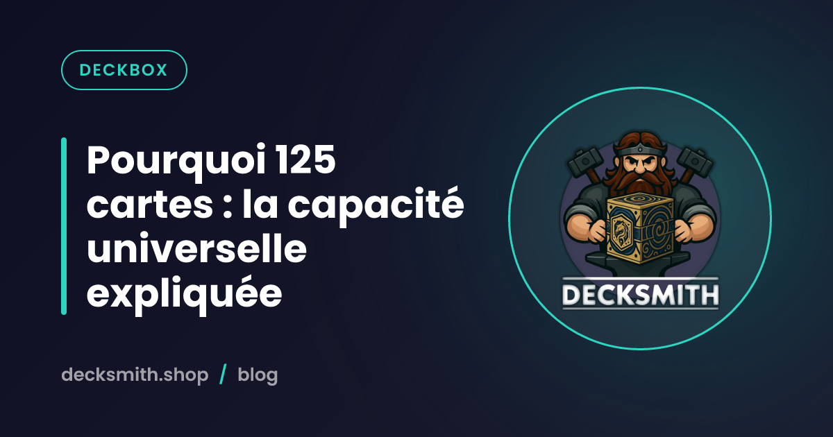 Pourquoi 125 cartes : la capacité universelle expliquée