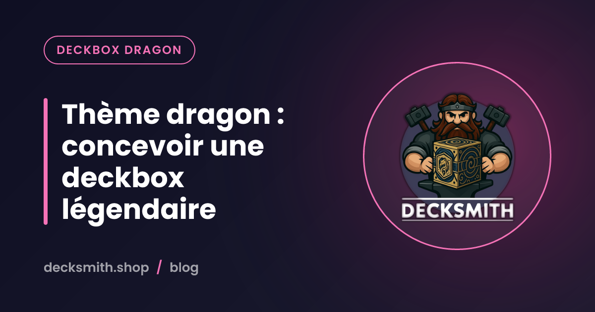 Thème dragon : concevoir une deckbox légendaire