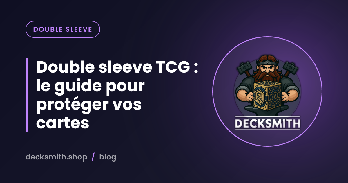 Double sleeve TCG : le guide pour protéger vos cartes
