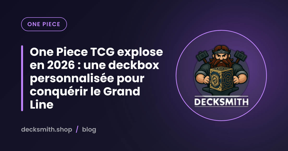 One Piece TCG explose en 2026 : une deckbox personnalisée pour conquérir le Grand Line