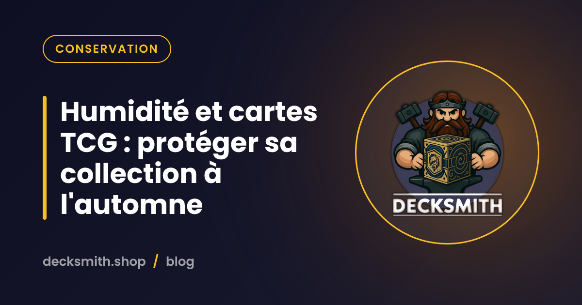 Humidité et cartes TCG : protéger sa collection à l'automne