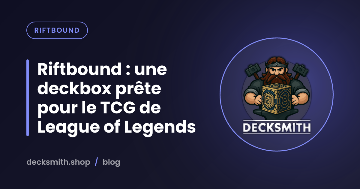 Riftbound : une deckbox prête pour le TCG de League of Legends